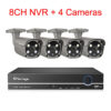 8CH NVR and 4 Camera